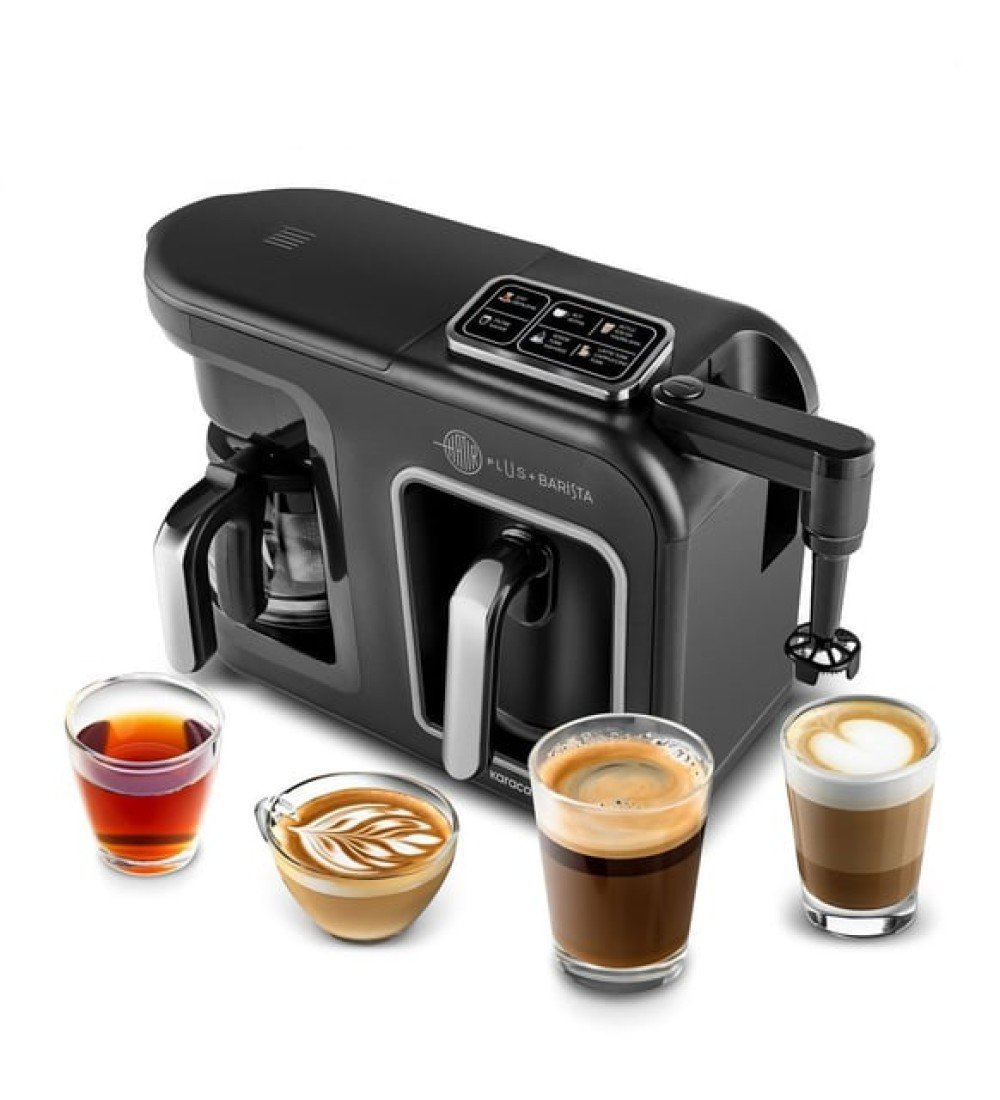 Karaca Hatır Plus Barista 6 In 1 Latte Cappucino ve Közde Türk Kahvesi Makinesi