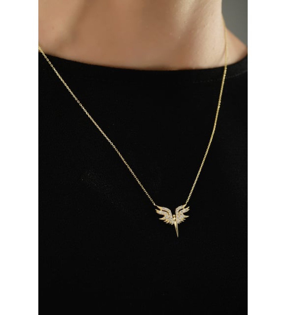 ÇGK KUYUMCULUK ANKA KUŞU ALTIN KOLYE