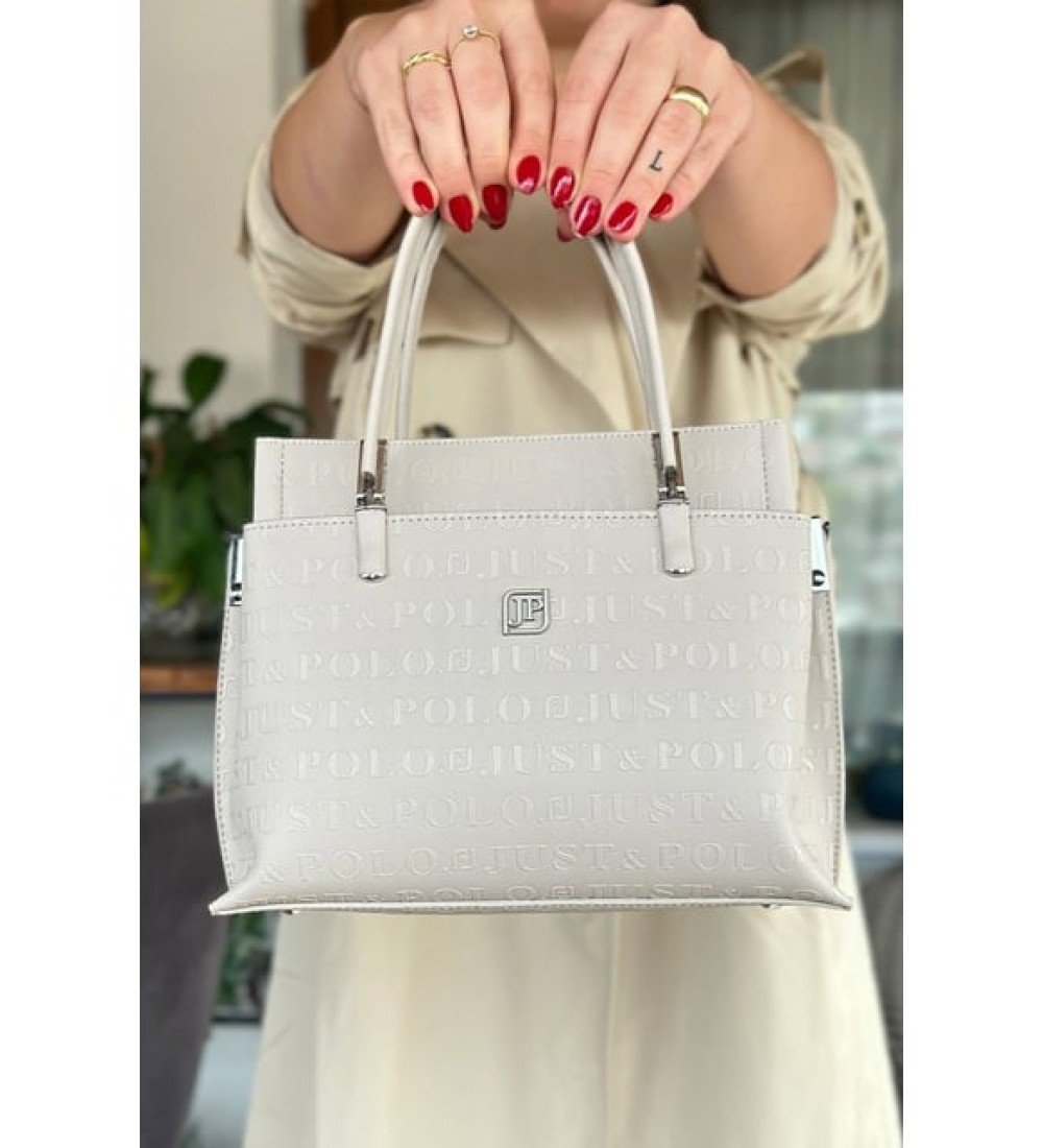 Just Polo Kadın Orta Boy 5 Bölmeli El ve Omuz Çantası ve Cüzdan