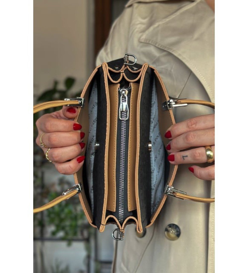 Just Polo Kadın Orta Boy 5 Bölmeli El ve Omuz Çantası ve Cüzdan